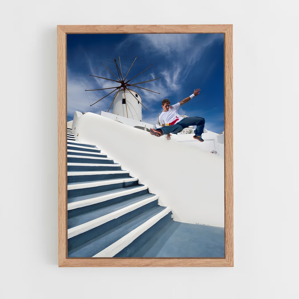 Poster L'Homme du Moulin – affiche Parkour et freerun (vue 4)